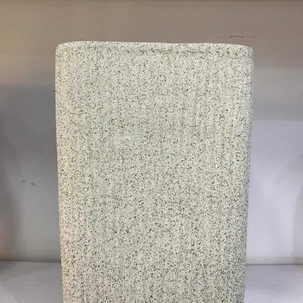 Rough Square Merlot (Pastel Grey Granite) Fibrecast Planter 52cm, view 4