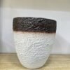 Sandblast Bowl Fibrecast Planter 42cm Sandblast Bowl Fibrecast Planter 42cm