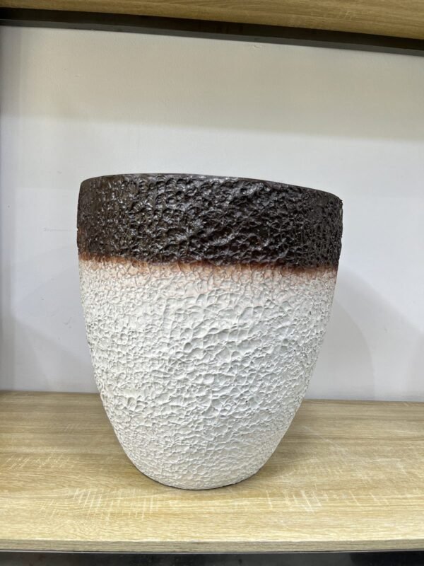 Sandblast Bowl Fibrecast Planter 42cm Sandblast Bowl Fibrecast Planter 42cm