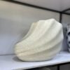 Seashell Pot (Cream Granite) Fibrecast Planter 50cm, view 2