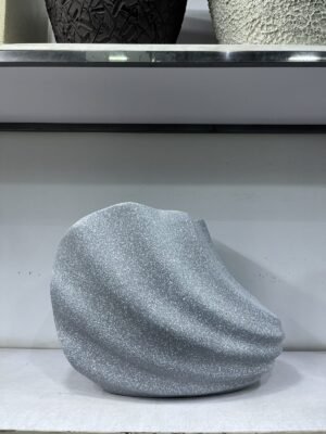 Seashell Pot (Grey Granite) Fibrecast Planter 50cm Seashell Pot (Grey Granite) Fibrecast Planter 50cm