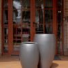 Slant Cylinder Fiberglass Planter 78cm Slant Cylinder Fiberglass Planter 78cm
