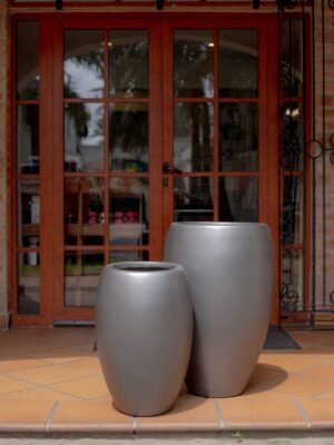 Slant Cylinder Fiberglass Planter 78cm Slant Cylinder Fiberglass Planter 78cm