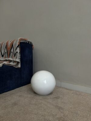 Small Decor Ball ( White) Fibrecast Planter 30cm Small Decor Ball ( White) Fibrecast Planter 30cm