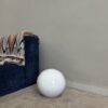 Small Decor Ball ( White) Fibrecast Planter 30cm Small Decor Ball ( White) Fibrecast Planter 30cm, view 2