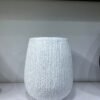 Small Merlot (Rough Granite White ) Fibrecast Planter 42cm Small Merlot (Rough Granite White ) Fibrecast Planter 42cm