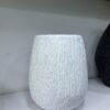 Small Merlot (Rough Granite White ) Fibrecast Planter 42cm Small Merlot (Rough Granite White ) Fibrecast Planter 42cm, view 2