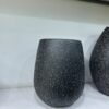 Small Merlot (Smooth Granite Black) Fibrecast Planter 42cm Small Merlot (Smooth Granite Black) Fibrecast Planter 42cm