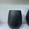 Small Merlot (Smooth Granite Black) Fibrecast Planter 42cm Small Merlot (Smooth Granite Black) Fibrecast Planter 42cm, view 2