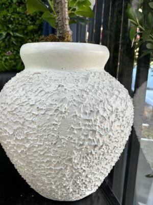 Small Sandblast Vase Fibrecast Planter 31cm Small Sandblast Vase Fibrecast Planter 31cm