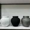 Small Sandblast Vase Fibrecast Planter 31cm Small Sandblast Vase Fibrecast Planter 31cm, view 3