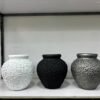 Small Sandblast Vase Fibrecast Planter 31cm Small Sandblast Vase Fibrecast Planter 31cm, view 4