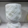 Stroked Hourglass Pot Fibrecast Planter 59cm