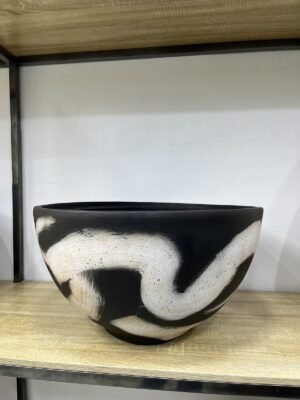 Swirl Kirana Fibrecast Planter 31cm Swirl Kirana Fibrecast Planter 31cm