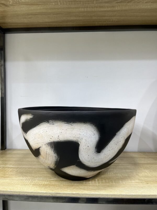 Swirl Kirana Fibrecast Planter 31cm Swirl Kirana Fibrecast Planter 31cm, view 2
