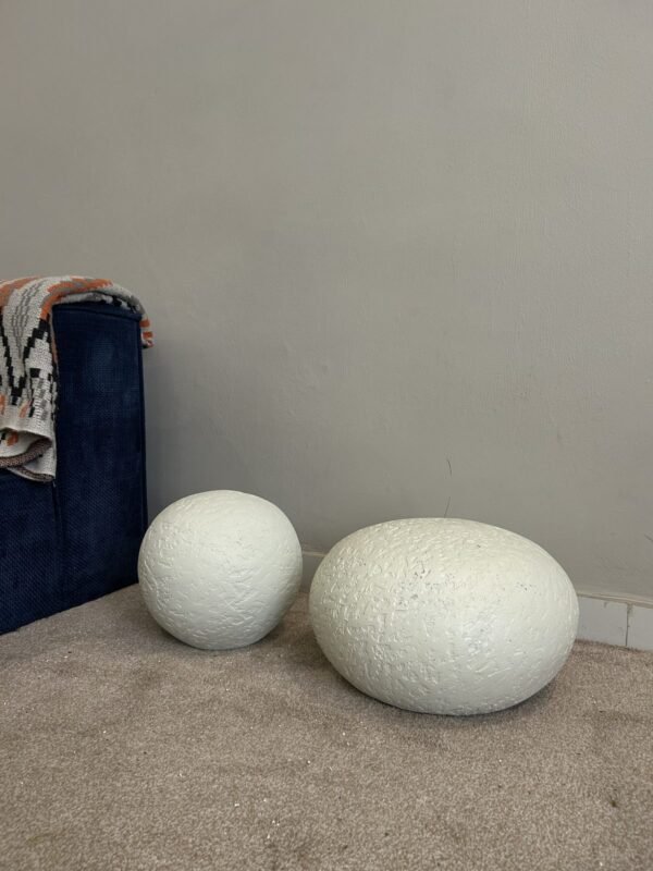 Textured Flat Decor Ball Fibrecast Planter 24cm Textured Flat Decor Ball Fibrecast Planter 24cm