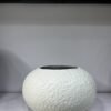 Textured Floral Pot Fibrecast Planter 24cm Textured Floral Pot Fibrecast Planter 24cm