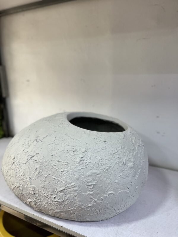 Textured Shoe Pot Fibrecast Planter 56cm