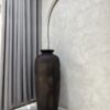 Uri Pot (Burnt Black) Antique Pot 93cm, view 4